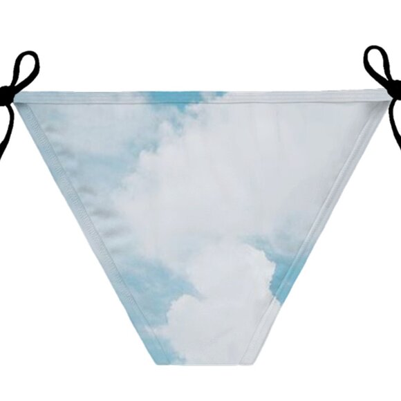 Handmade Cloud print two piece resort style - Picture 3 of 4